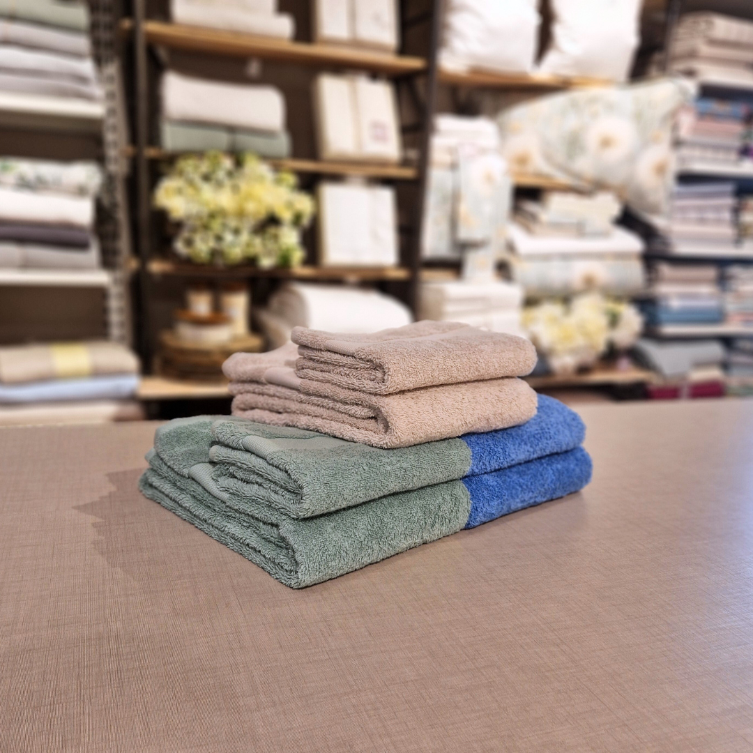 Coppia Asciugamani Tinta Unita