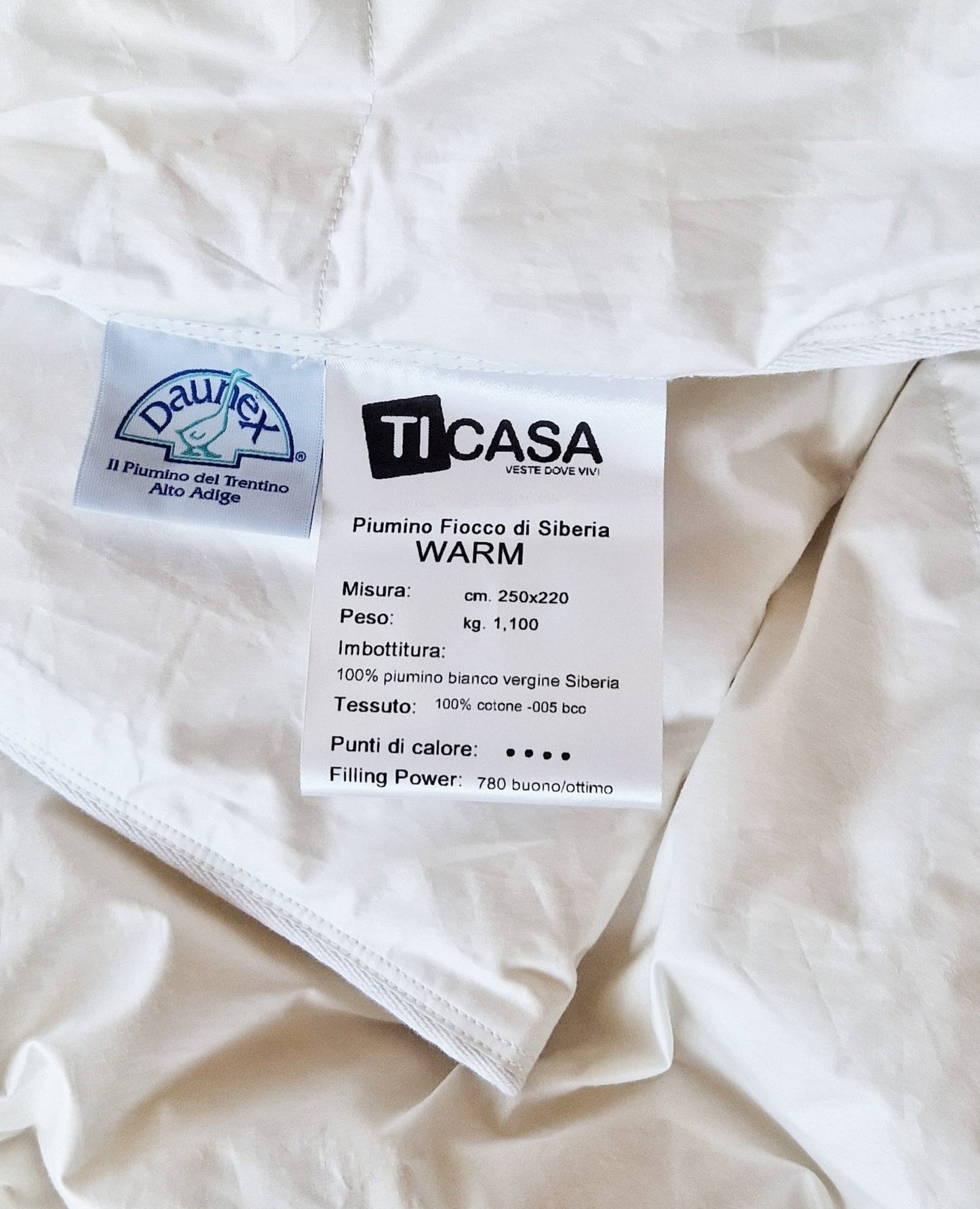 Piumino Fiocco Di Siberia Warm